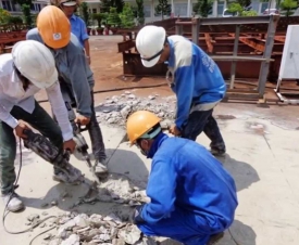Tìm hiểu quy trình thi công ép cọc bê tông